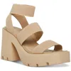 Madden Girl Templee Womens Dressy Open Toe Strappy Sandals In Neutral