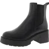 Madden Girl Tianna Womens Faux Suede Ankle Chelsea Boots In Black