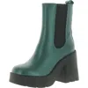 Madden Girl Tippah Womens Faux Leather Mid-calf Boots In Green