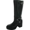 Madden Girl Touring Womens Tall Faux Leather Knee-high Boots
