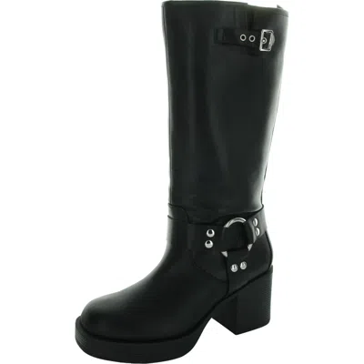 Madden Girl Touring Womens Tall Faux Leather Knee-high Boots In Multi