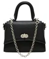 Madden Girl Trissa Turn Lock Satchel Bag In Black