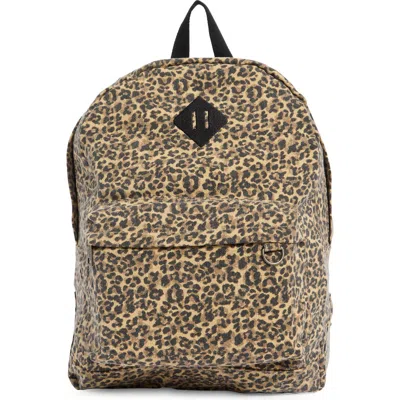 Madden Girl Twill Backpack & Lunch Bag Set In Brown