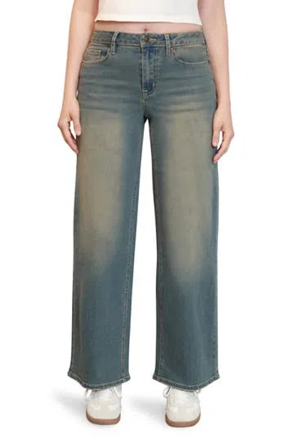 Madden Girl Ultra '90s Wide Leg Jeans In Blue