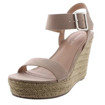 Madden Girl Vail Womens Faux Suede Wedges Espadrilles In Multi