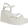 Madden Girl Vaultt Womens Faux Leather Slingback Platform Sandals In Multi