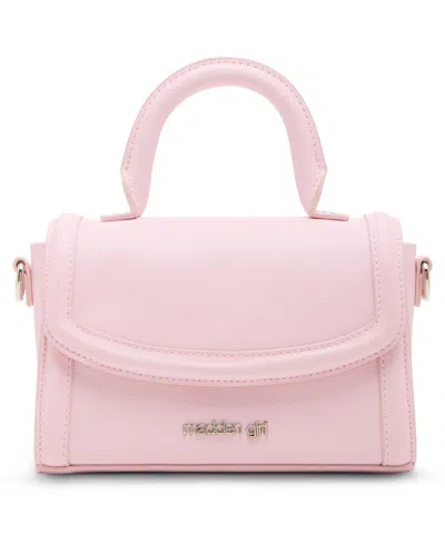 Madden Girl Vera Top Handle Satchel Bag In Pink Quartz