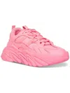 Madden Girl Wave Womens Faux Leather Lifestyle Casual And Fashion Sneakers In Pink