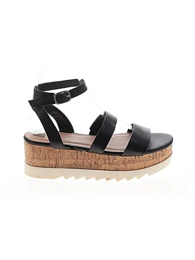 Pre-owned Madden Girl Wedges In Black