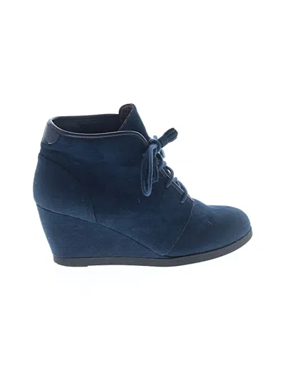 Pre-owned Madden Girl Wedges In Blue