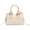 Madden Girl Whipstitch Top Handle Mini Satchel In Linen