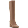 Madden Girl Wisee Block-heel Knee-high Dress Boots In Grey