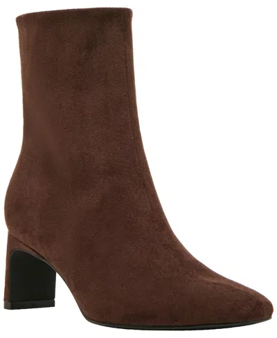 Madden Girl Women's Art Blade Heel Dress Booties In Brown