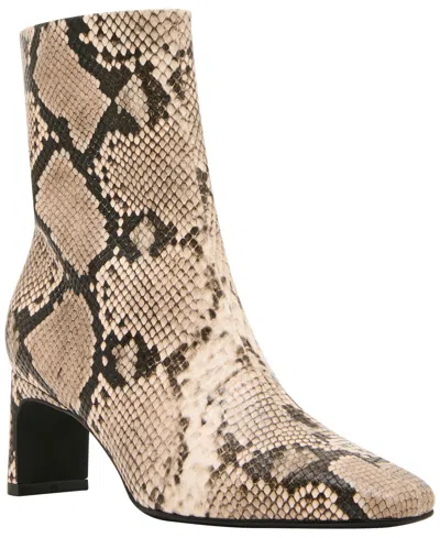 Madden Girl Women's Art Blade Heel Dress Booties In Multi
