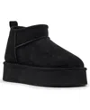 Madden Girl Embracce Cozy Mini Booties In Black