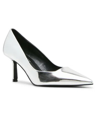 Madden Girl Women's Brynn Pointed-toe Pumps In Silver