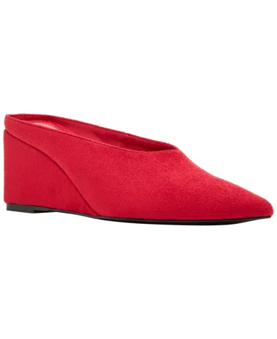 Madden Girl Women's Carousel Slip-on Pointed Toe Wedges Pumps In Black