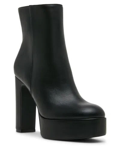Madden Girl Women's Dallie Platform Dress Booties In Black