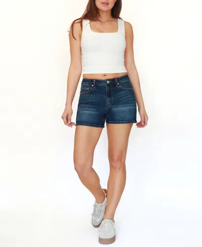 Madden Girl Women's High-rise Straight Shorts In Neutral