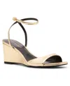 Madden Girl Women's Lainey Two-piece Wedge Sandals In Gold