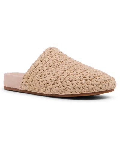 Madden Girl Women's Saratoga Raffia Woven Slip-on Clogs In Neutral