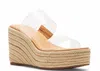 Madden Girl Women's Slip On Lucite Espadrille In Clear In Transparent
