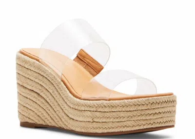 Madden Girl Women's Slip On Lucite Espadrille In Clear In Transparent