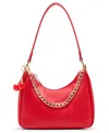 Madden Girl Women's Zip Top Shoulder Bag In Red