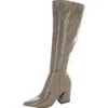 Madden Girl Womens Block Heel Man Made Knee-high Boots In Multi