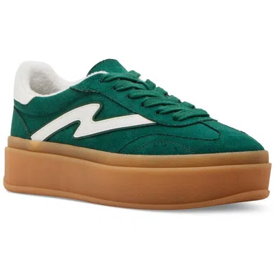 Madden Girl Womens Lace-up Suede Casual And Fashion Sneakers In Multi