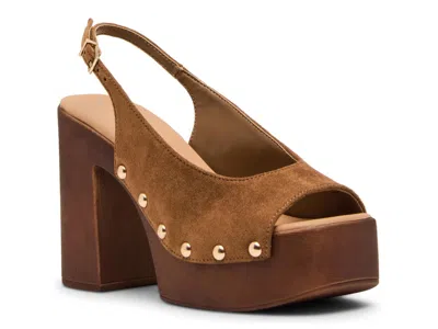 Madden Girl Xanadu Platform Sandal In Blue