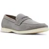Madden Laguna Penny Loafer In Grey Suede