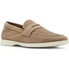 Madden Laguna Penny Loafer In Sand Suede