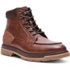 Madden Lennie Lug Sole Boot In Cognac