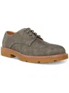 MADDEN LOXTIN MENS FAUX SUEDE BLOCK HEEL OXFORDS