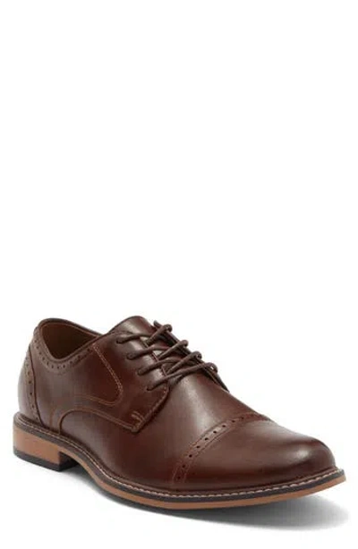 Madden Mens Mausley Cap Toe Oxford In Brown