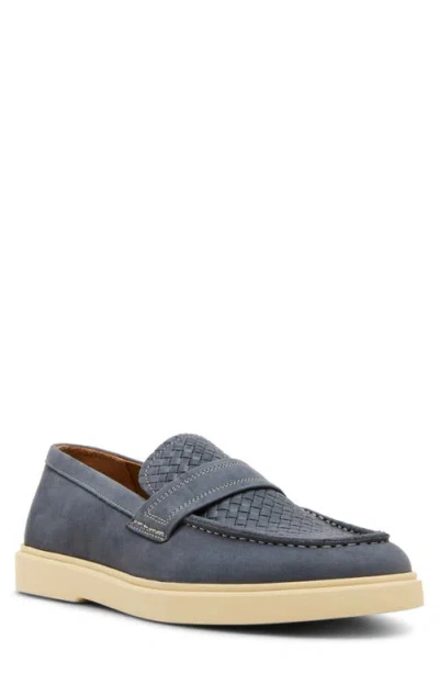 Madden Mens Pecos Woven Loafer In Blue