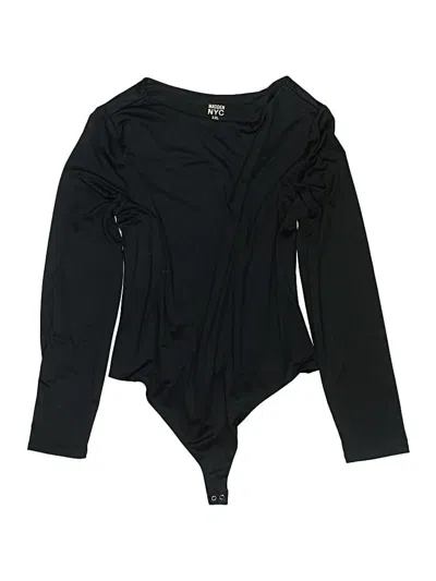 Pre-owned Madden Nyc Bodysuit In Black
