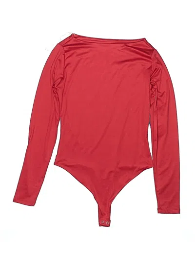 Pre-owned Madden Nyc Bodysuit In Red