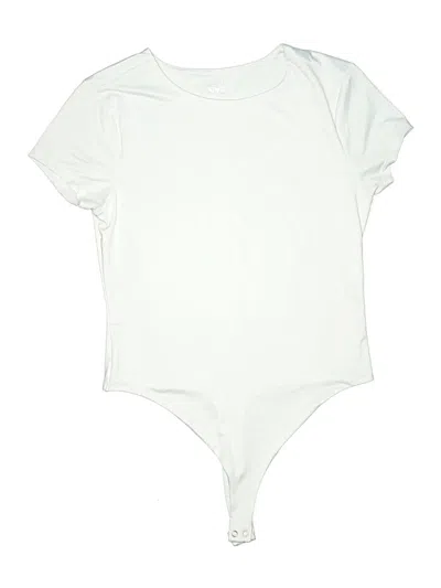 Pre-owned Madden Nyc Bodysuit In White
