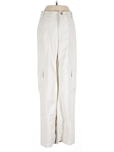 Pre-owned Madden Nyc Cargo Pants In White