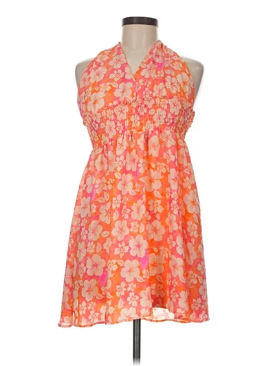 Pre-owned Madden Nyc Casual Dress In Orange