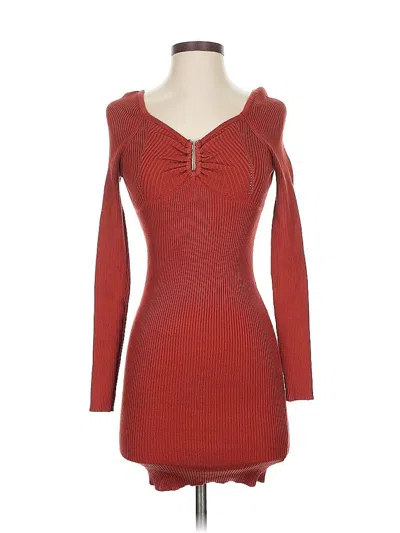 Pre-owned Madden Nyc Casual Dress In Red