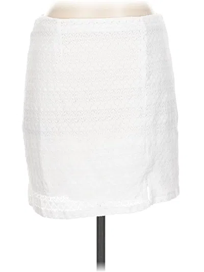 Pre-owned Madden Nyc Casual Skirt In White