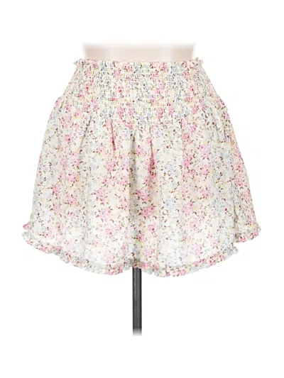 Pre-owned Madden Nyc Casual Skirt In White