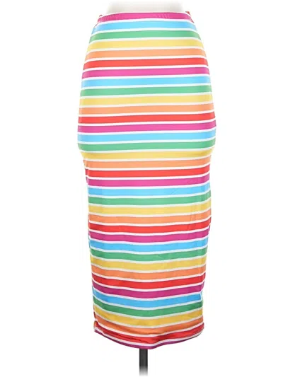 Pre-owned Madden Nyc Casual Skirt In Yellow