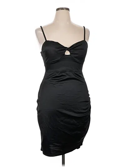 Pre-owned Madden Nyc Cocktail Dress In Black