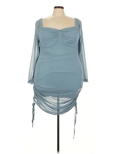 Pre-owned Madden Nyc Cocktail Dress In Blue
