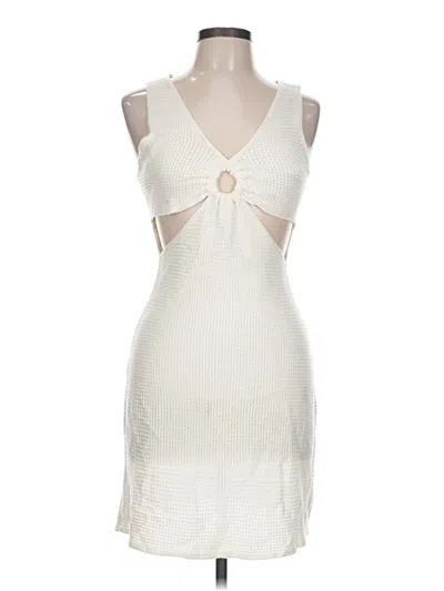 Pre-owned Madden Nyc Cocktail Dress In Ivory
