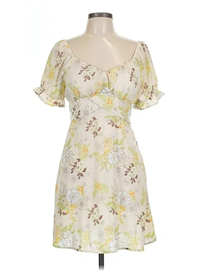 Pre-owned Madden Nyc Cocktail Dress In Ivory